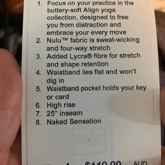 Lululemon align pant - Picture 4 of 4